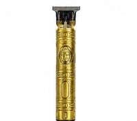 Premium Gold T-Blade Hair & Beard Trimmer | USB Rechargeable Grooming Kit