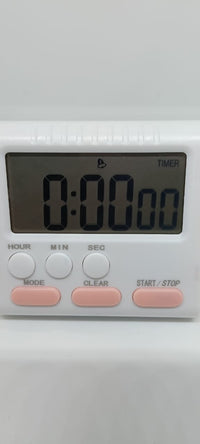 Digital Countdown Timer with Large LCD Display – Multi-Function Kitchen, Study & Workout Timer