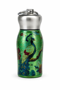 Peacock Elegance Stainless Steel Bottle