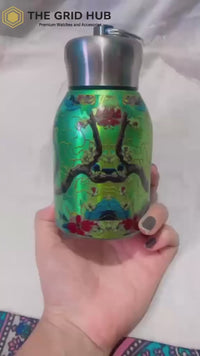 Peacock Elegance Stainless Steel Bottle